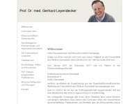 gerhard-leyendecker.de Webseite Vorschau