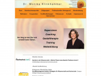 monikaklinkhammer.de Webseite Vorschau