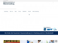 hausmann-hausverwaltung.de Webseite Vorschau