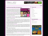 pinkladycasino.com Webseite Vorschau