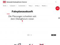 hamburg-bremen-hannover.de Webseite Vorschau