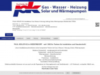 keiler-haustechnik.info Webseite Vorschau