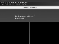 fivelakes.film Webseite Vorschau
