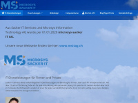 sacker-it.ch Webseite Vorschau