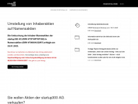 startup300.at Webseite Vorschau