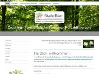 nicole-etten.de Webseite Vorschau