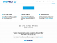 proandi.de Webseite Vorschau