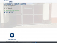 metallbau-blitz.de Webseite Vorschau