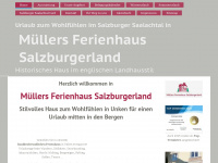 muellers-ferienhaus-salzburgerland.com Webseite Vorschau