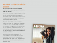 fausta-music.com Webseite Vorschau