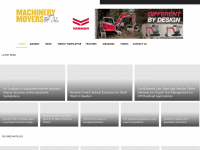 machinerymovers.ie Webseite Vorschau