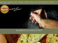 landbäckerei-mayer.de Webseite Vorschau
