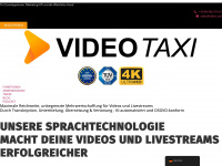 video.taxi Webseite Vorschau