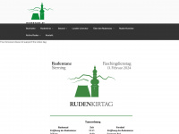 rudentanz.at Webseite Vorschau