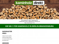 kaminholz-direkt.com Webseite Vorschau