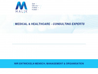 malik-health.care Webseite Vorschau