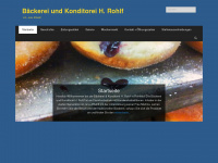 baeckerei-rohlf.de Webseite Vorschau