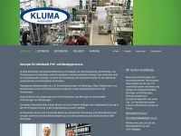 kluma.de Webseite Vorschau