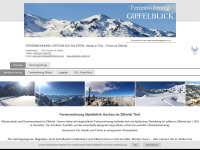 gipfelblick-zillertal.at Webseite Vorschau