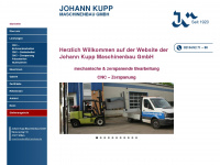 johannkupp-maschinenbau.de Webseite Vorschau