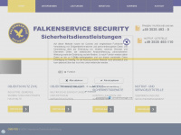 falkenservice-security.de Webseite Vorschau