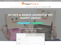 happyumzug.ch Webseite Vorschau