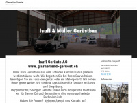 glarnerland-geruest.ch Webseite Vorschau