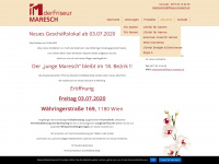 friseur-maresch.at Webseite Vorschau