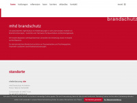 mhd-brandschutz.de Webseite Vorschau