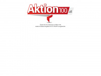 aktion100.at Webseite Vorschau