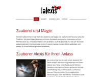zauberer-alexis.ch Webseite Vorschau