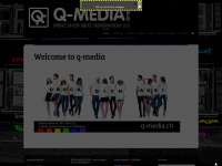 qmedia.ch Webseite Vorschau