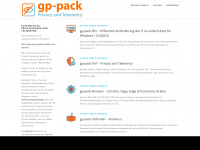 gp-pack.com Webseite Vorschau