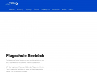 flugschule-seeboeck.de Webseite Vorschau