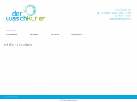 derwaschkurier.ch Webseite Vorschau