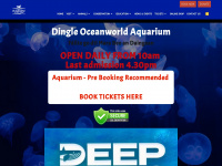 dingle-oceanworld.ie Webseite Vorschau