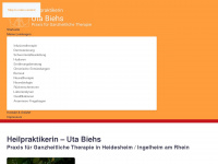 heilpraktikerin-uta-biehs.de Webseite Vorschau