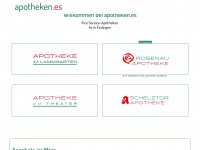 apotheken.es Webseite Vorschau