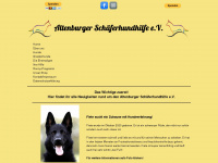 altenburger-schaeferhundhilfe.de Webseite Vorschau