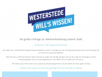 westerstede-wills-wissen.de Webseite Vorschau