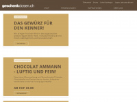 geschenkdosen.ch Webseite Vorschau