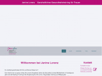 janine-lorenz.de Webseite Vorschau
