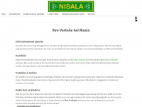 nisalashop.eu Webseite Vorschau