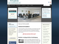 pinarak.de Webseite Vorschau