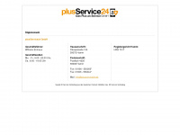 plusservice24.de Webseite Vorschau