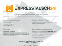 expresstausch24.de Webseite Vorschau