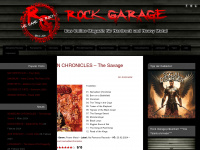 rock-garage.com Webseite Vorschau