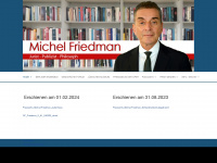 michelfriedman.info Webseite Vorschau