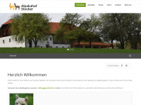 alpakahof-stocker.at Webseite Vorschau