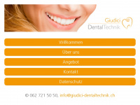 giudici-dentaltechnik.ch Webseite Vorschau